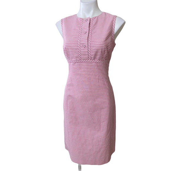 Brooks Brothers 100% supima cotton gingham dress - Picture 2 of 5